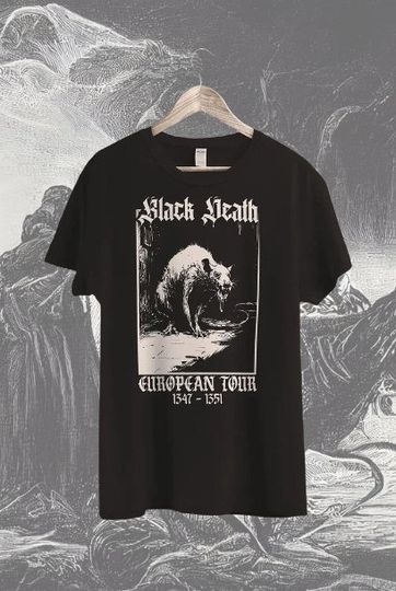 Discover Black Death European Tour Shirt