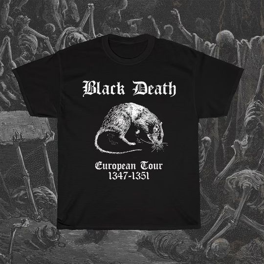 Discover Black Death European Tour t-shirt