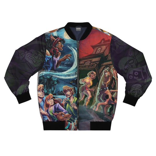 Discover Scooby Doo Goes Dark Never Too Old For Scooby Doo Movie Bomber Jacket