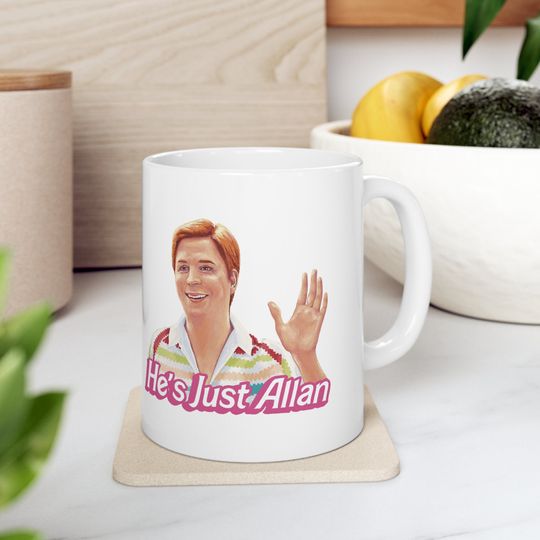 Discover Barbie He's Just Allan Ceramic Mug