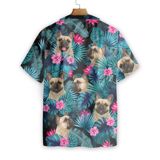 Discover Tropical French Bulldog 3D Hawaiian 3D Hawaii Shirt US Size Best Price