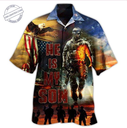 Discover Soldier Proud Parents Edition 3D Hawaiian Shirt Beach Aloha Us Size Best Price