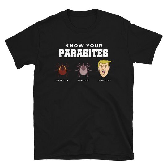 Discover Know Your Parasites Anti-Trump Impeach Trump Shirt