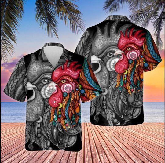 Discover Farm Chicken Rooster Dreamer Limited Edition Hawaiian 3D Hawaii Shirt Us Size