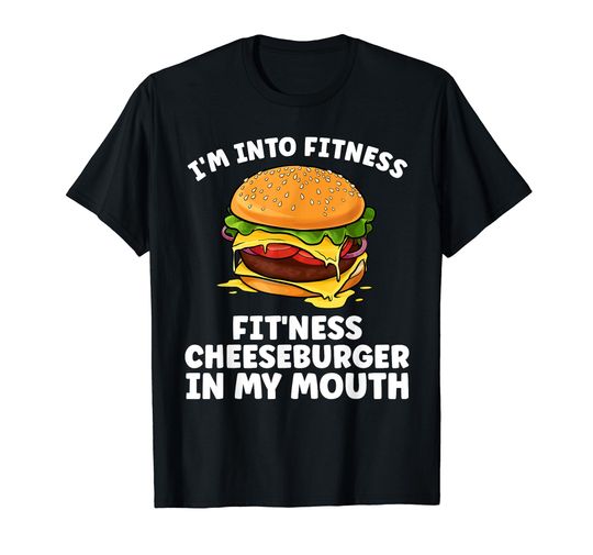 Discover Funny Cheeseburger For Burger Hamburger Lover T-Shirt