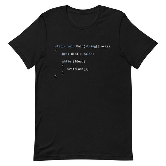 Discover While Not Dead Write Code T-Shirt