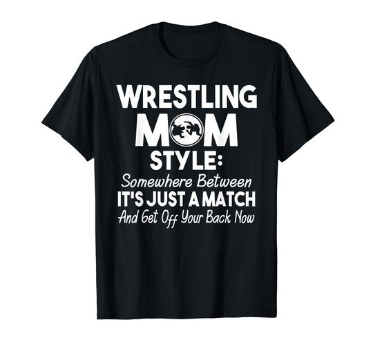 Discover Wrestling Mom Style Funny Gift For Mom T-Shirt