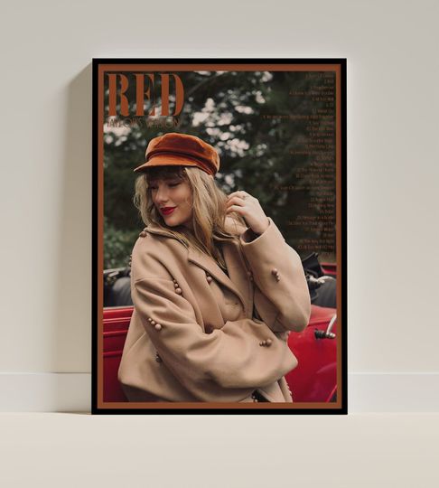 Discover Red Version - Album Cover Poster