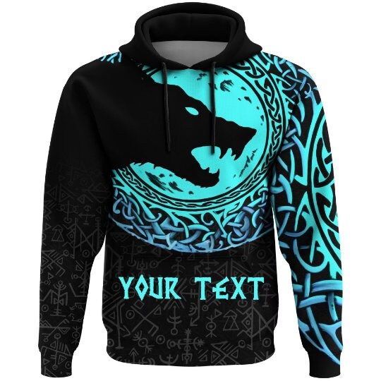 Discover Fenrir Norse Wolf Unisex Hoodie, 3D All Over Print, Hoodie For Men