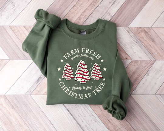 Discover Farm Fresh Christmas Tree Shirt, Christmas Tree Cake Shirt