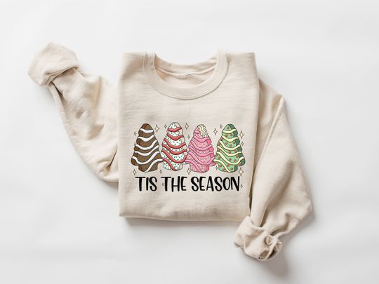 Discover Christmas Tree Cake Sweatshirt, Christmas Cake Shirt, Tis the Season