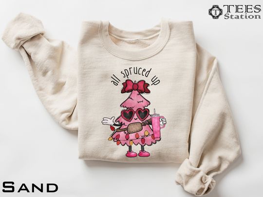 Discover Christmas Sweatshirt, All Spruced Up Sweatshirt