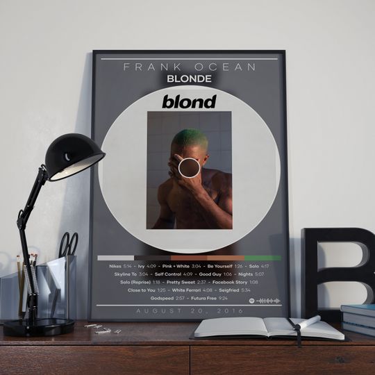 Discover Frank Ocean Blonde Hip Hop Poster