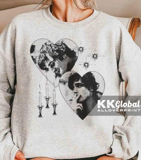 Discover Saltburn Felix Hearts Shirt, Jacob Elordi Movie Saltburn Series Sweatshirt