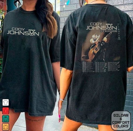 Discover Cody Johnsonn The Leather Tour 2024 Shirt, Cody Johnsonn Concert T-shirt