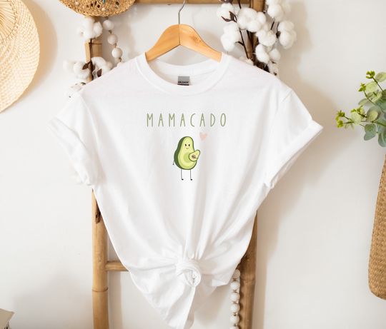 Discover Mamacado Baby Announcement Shirt for New Mom Gift for Friend Pregnancy TShirt