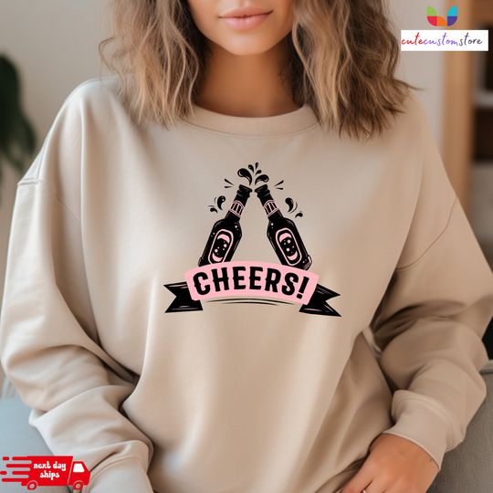 Discover New Year Cheers Sweatshirt, Happy New Year Sweater