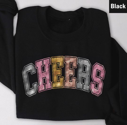 Discover Glitter New Year's Sweatshirt for Celebration