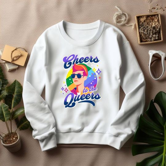 Discover Cheers to the Queers Sweatshirt, Pride Sweatshirts