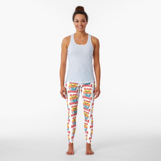 Discover Aloha summer Leggings
