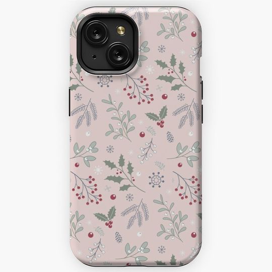Discover vintage floral print - minimalist flowers iPhone Case