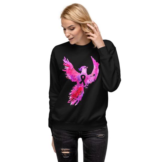 Discover Fight Cancer Phoenix Unisex Premium Sweatshirt