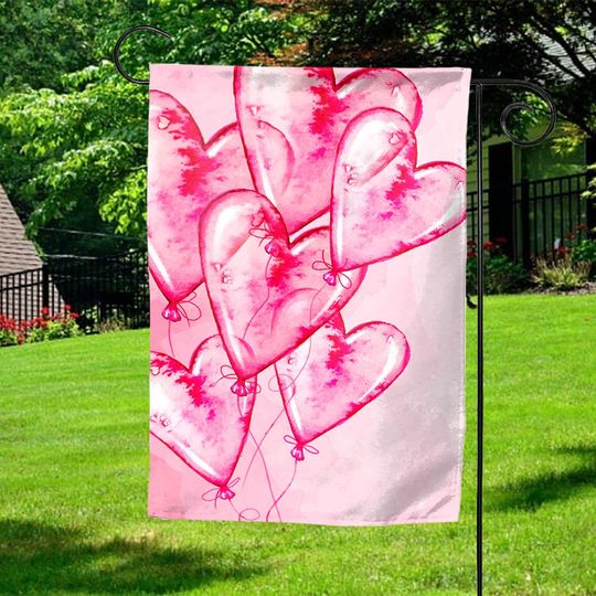 Discover Happy Valentine's Day Garden Flag, Valentine Garden Flag, Valentine Yard Flag
