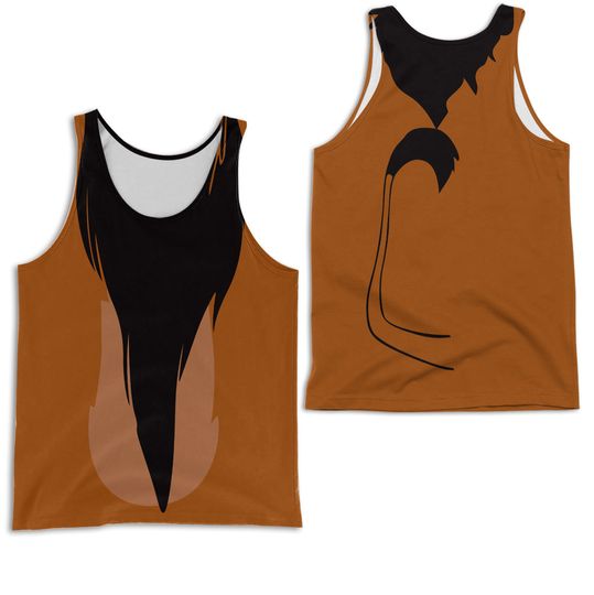 Discover A Villainous Lion Running Costume Tank Top