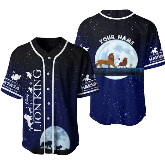 Discover Customized Lion King Baseball Jersey