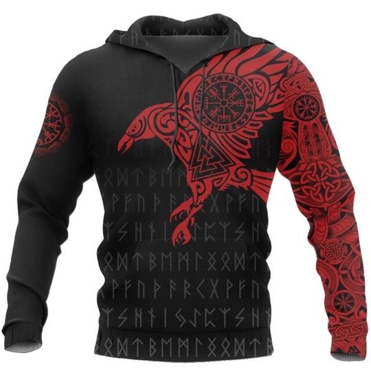 Discover Vikings of Tattoo Hoodie 3D Printing Norse Myth Tattoos