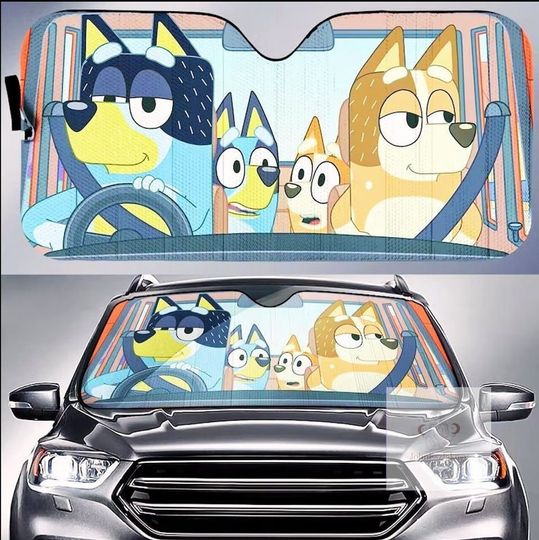 Discover BlueyDad Auto Sunshade Car, Cartoon Auto Sunshade
