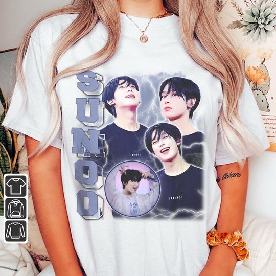 Discover Enhypen Sunoo Kpop Shirt, World Tour Fate 2023 Tee, Engene Merch