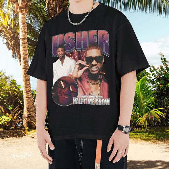 Discover Usher TShirt, Usher Merch, Gift for Fans, Birthday Gift, Valentine Gift