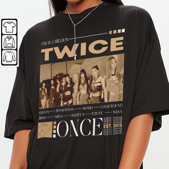 Discover Vintage Twice Shirt, Twice Unisex Kpop Shirt