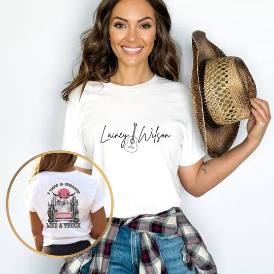 Discover Lainey Wilson Concert Shirt, Lainey Wilson Shirt, Heart Like A Truck Shirt