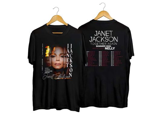 Discover 2024 Tour Janet Jackson Together Again T-Shirt, Janet Jackson 90s Vintage Shirt