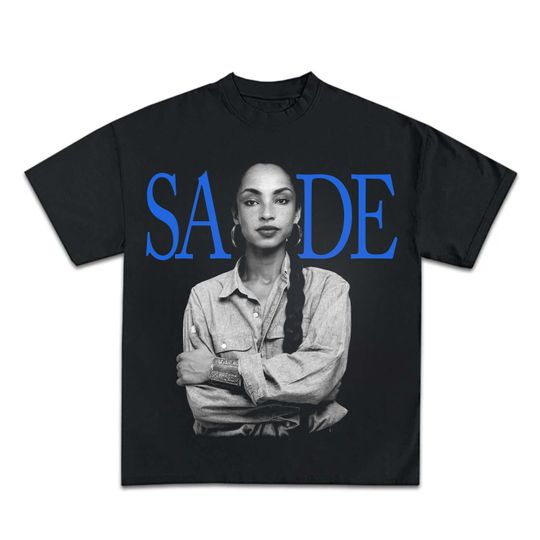 Discover Sade Adu Face T-Shirt, Rap Hip Hop Vintage Rare Hip Hop Drake Travis Kanye T-shirt