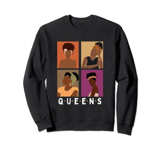 Discover Black Queens Unapologetically Dope African American Sweatshirt