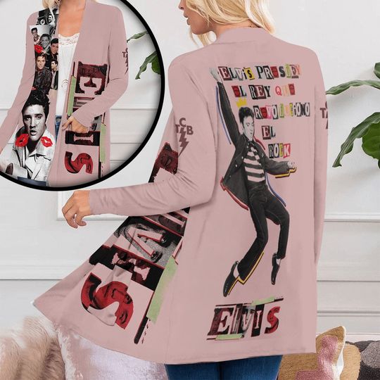 Discover Elvis Presley Women's Patch Pocket Cardigan