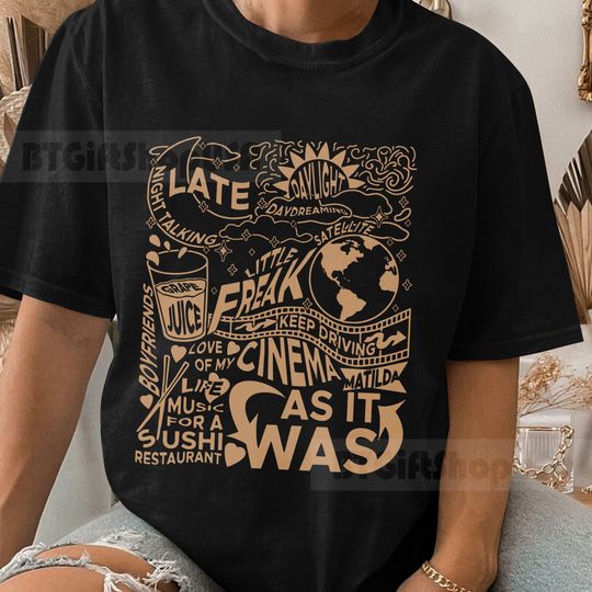 Discover Live On Tour Crewneck, Love On Tour, As It Was Album T Shirt
