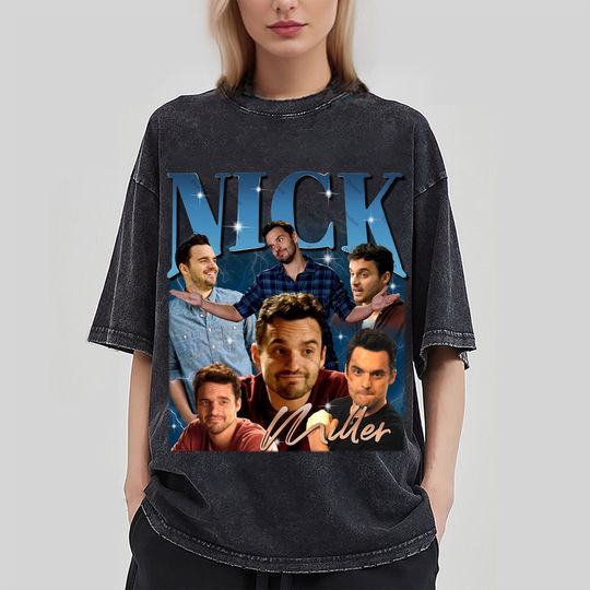 Discover Nick Miller Shirt -Nick Miller Vintage Tshirt