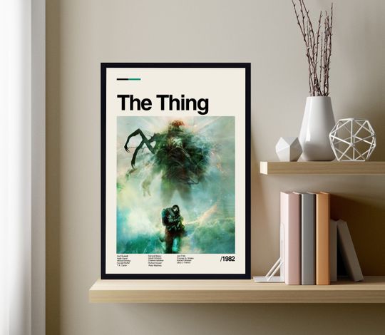 Discover The Thing Poster, The Thing Movie, Movie Poster, Vintage Poster