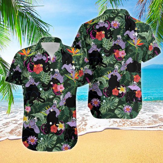 Discover Octopus Man Hawaii Shirt, Princess Movie Button Up Shirt