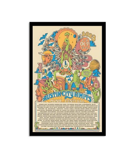 Discover ACL Music Festival Oct 6-8 & 13-15 2023 Austin  Poster