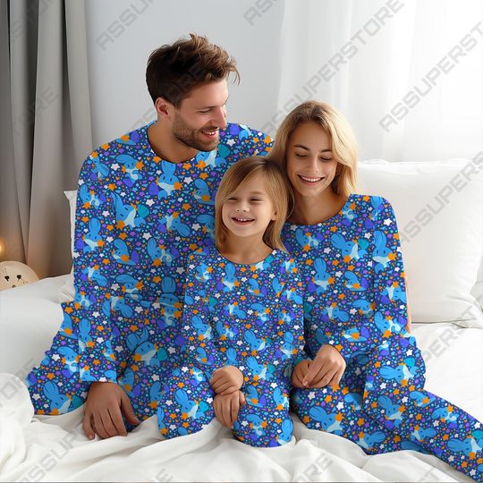 Discover Mudkip Kawaii  Pajamas Set for Family Gifts