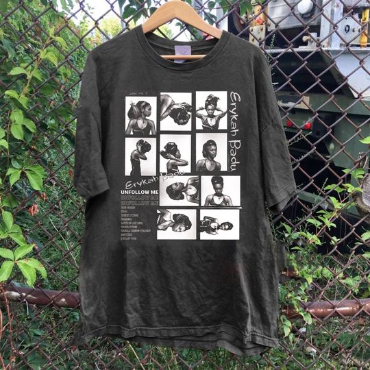 Discover Vintage Erykah Badu TShirt, Erykah Badu Tour T Shirt