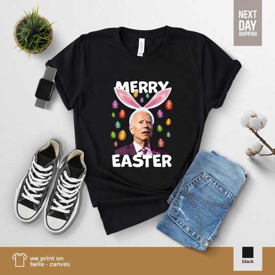 Discover Happy Easter Day Funny Bunny Joe Biden Rabbit Shirt, Funny Easter Day