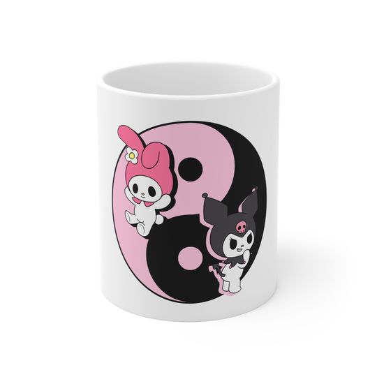 Discover Kuromi & Melody "Only Pink Peace" Mug