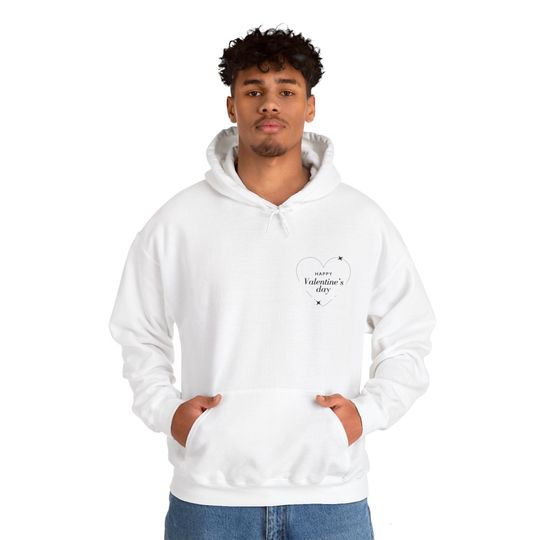 Discover Valentine's Day Chest Logo Hoodie