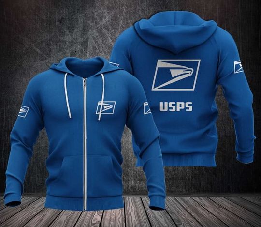 Discover Postal Service Hoodie, Postal Worker 3D Printed Zip Hoodie